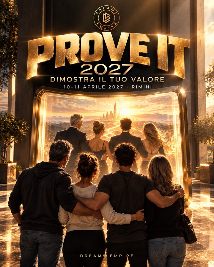 PROVE IT 2027 · Dimostra il tuo valore · 10-11 aprile 2027, Rimini